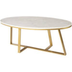 Vigor Oval Coffee Table - Chic Decora