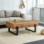 Dacy Coffee Table with a Drawer - Chic Decora