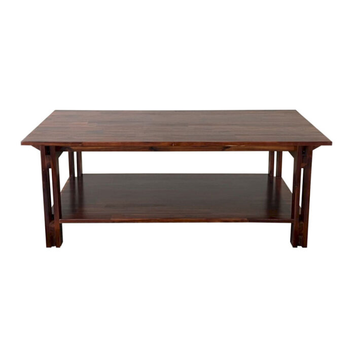 Damius Solid Wood Coffee Table - Chic Decora