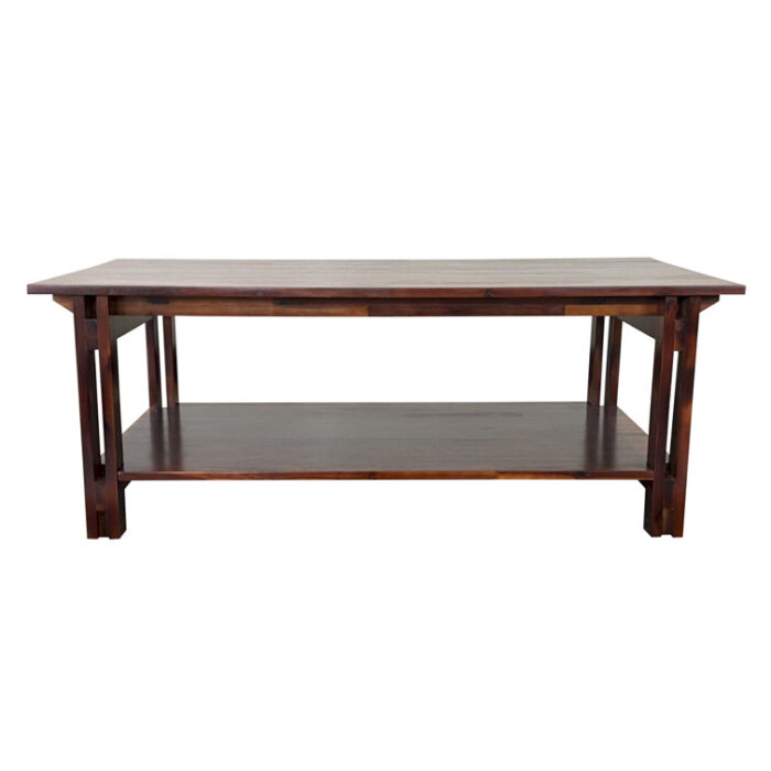 Damius Solid Wood Coffee Table - Chic Decora