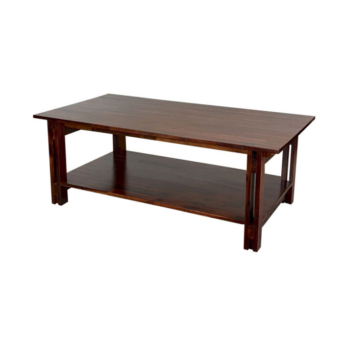 Damius Solid Wood Coffee Table - Chic Decora