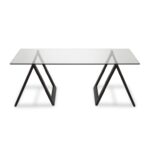 Dancy Glass Top Coffee Table - Chic Decora