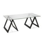 Dancy Glass Top Coffee Table - Chic Decora