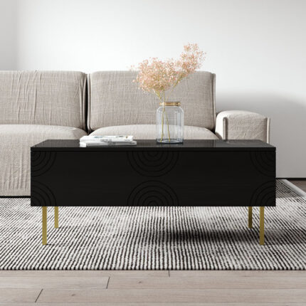 Glass Top Coffee Table - Chic Decora