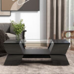 Daveonna Glass Top Coffee Table - Chic Decora