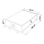 Daverman Solid Wood Single Coffee Table - Chic Decora