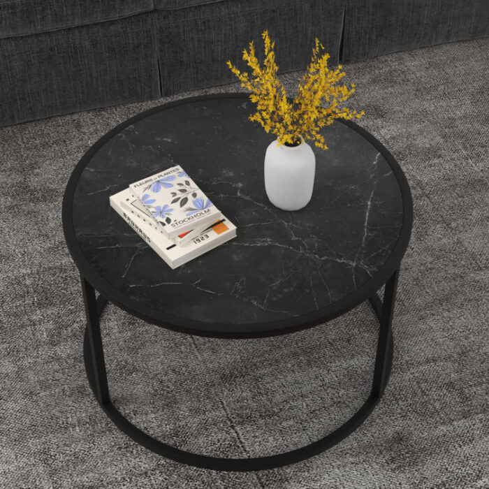 Deerika Glass Top Coffee Table - Chic Decora