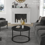 Deerika Glass Top Coffee Table - Chic Decora