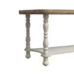 Deio French Farmhouse Coffee Table Natural Tray Top Sofa Table - Chic Decora