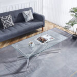 Delgardo Glass Top Single Coffee Table - Chic Decora