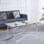 Delgardo Glass Top Single Coffee Table - Chic Decora