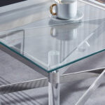 Delgardo Glass Top Single Coffee Table - Chic Decora