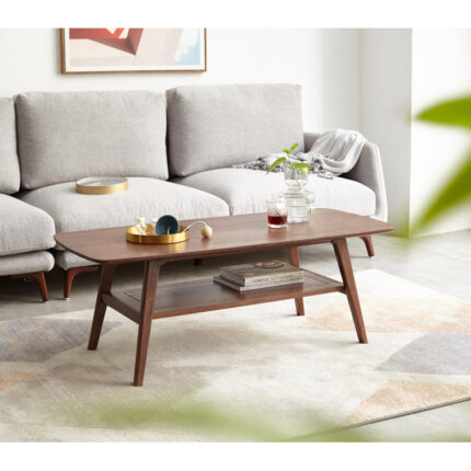 Dulcio Solid Wood Coffee Table - Chic Decora