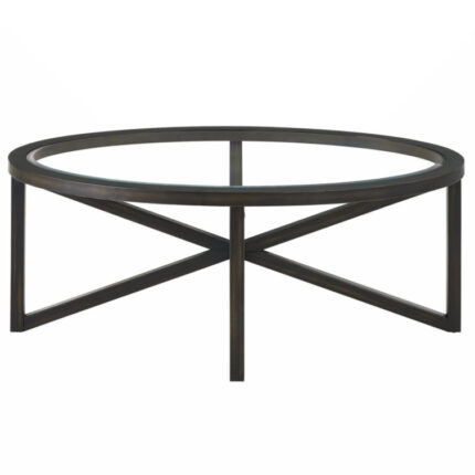 Eastchester Tempered Glass Coffee Table - Chic Decora