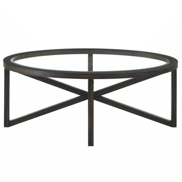 Eastchester Tempered Glass Coffee Table - Chic Decora