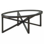 Eastchester Tempered Glass Coffee Table - Chic Decora