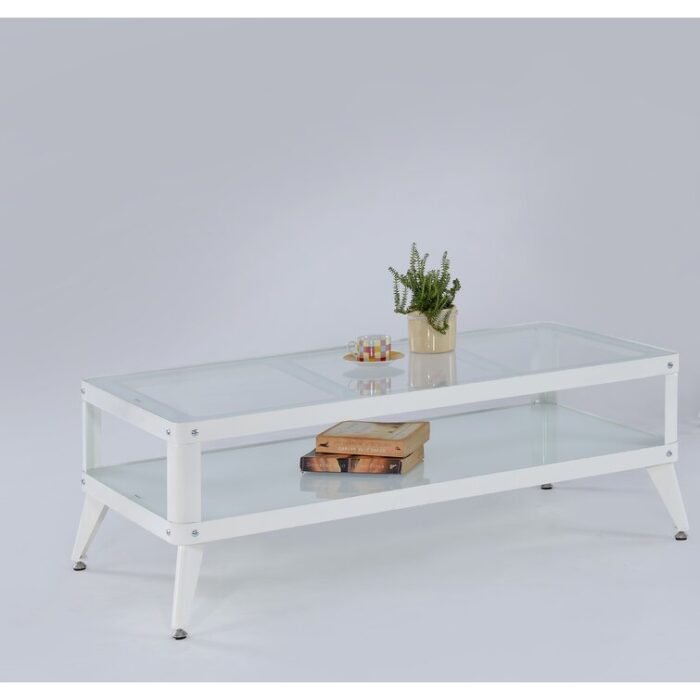 Emanuel Glass Top Coffee Table - Chic Decora