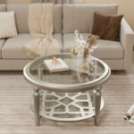 Enzio Glass Top Coffee Table - Chic Decora