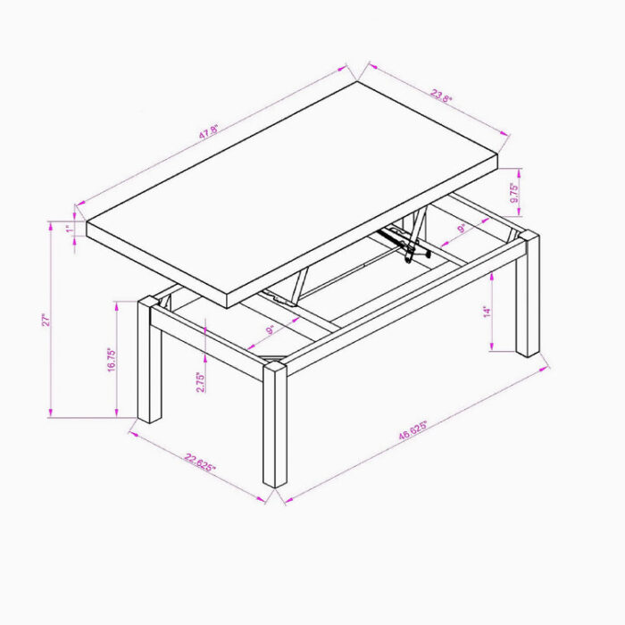 Ersell Coffee Table - Chic Decora