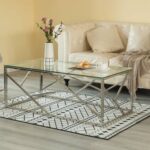 Tanja Glass Top Coffee Table - Chic Decora