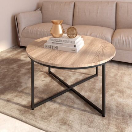 Locke Solid Wood Square Coffee Table - Chic Decora