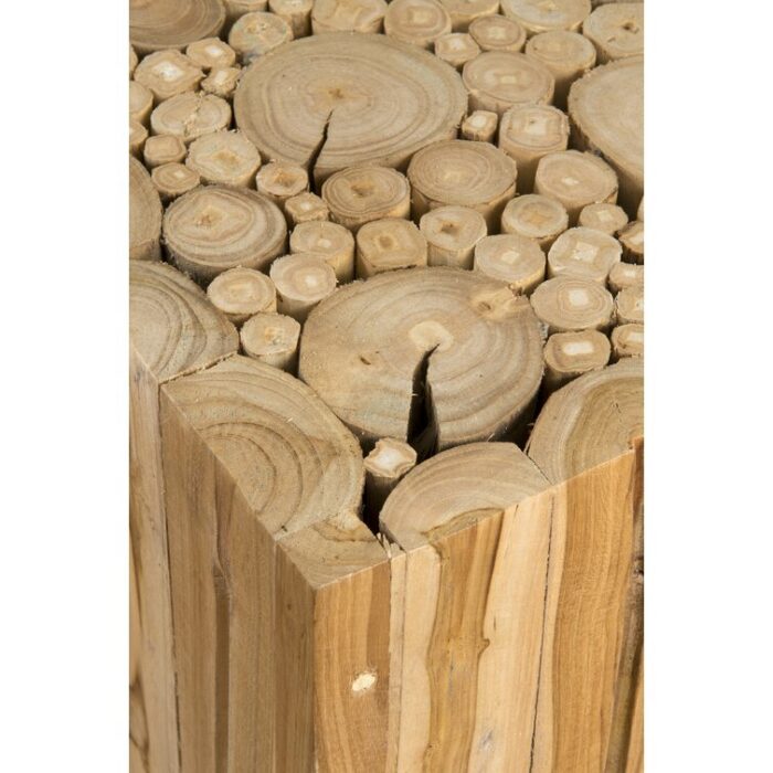 Fonda Solid Wood Top Coffee Table - Chic Decora