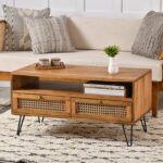 Forest Hill Solid Wood Top Coffee Table - Chic Decora