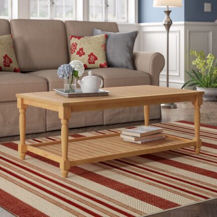 Fuller Solid Wood Coffee Table - Chic Decora