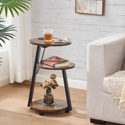 Gilfred Solid Wood Top Coffee Table - Chic Decora