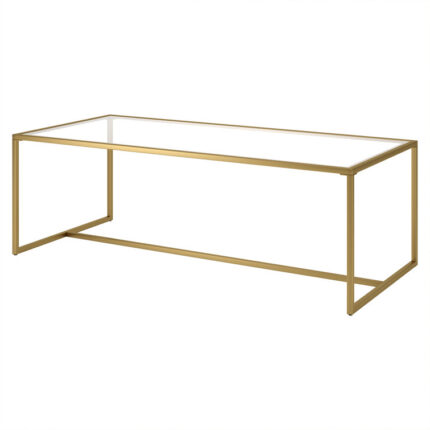 Glass Top Coffee Table - Chic Decora