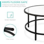 Glass Top Coffee Table - Chic Decora