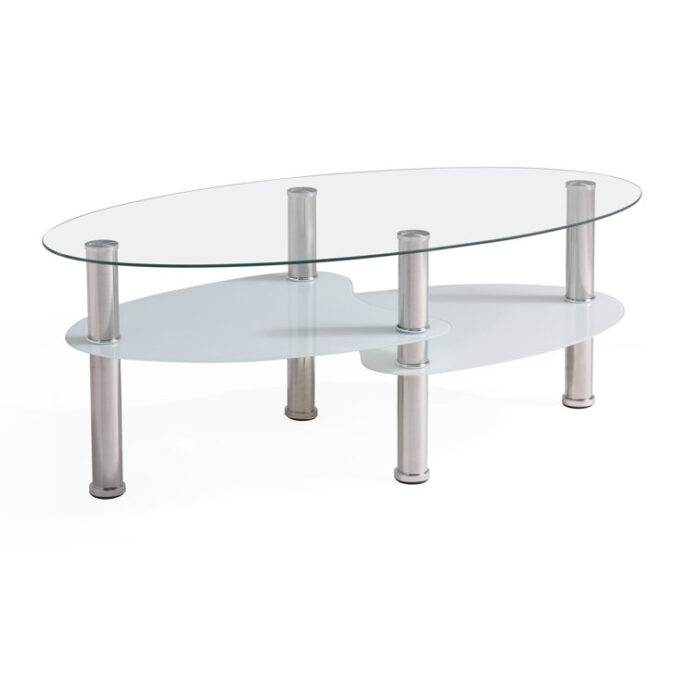 Glass Top Coffee Table - Chic Decora