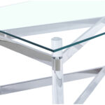 Glass Top Single Coffee Table - Chic Decora