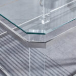 Glass Top Single Coffee Table - Chic Decora