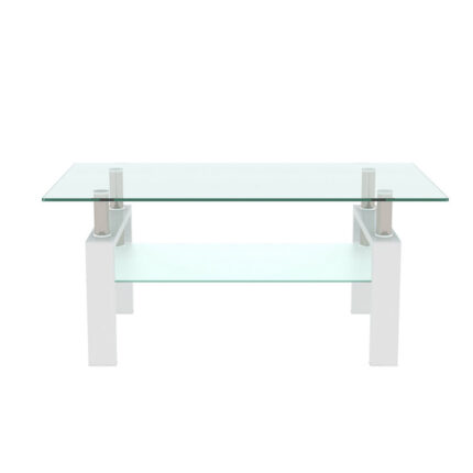 Matheson Glass Top Coffee Table - Chic Decora