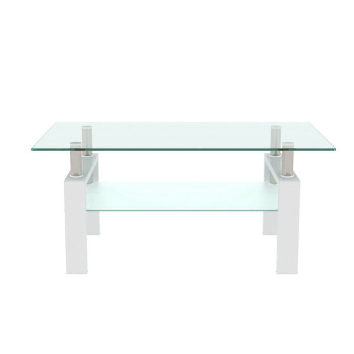 Glass coffee table, Living Room Table,center table - Chic Decora