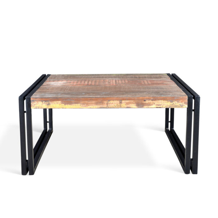 Gramercie Solid Wood Top Coffee Table - Chic Decora