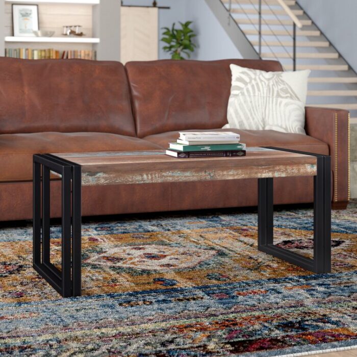 Gramercie Solid Wood Top Coffee Table - Chic Decora