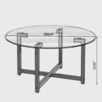 Gyarsi Glass Top Coffee Table - Chic Decora