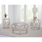 Halloway Glass Top Coffee Table - Chic Decora