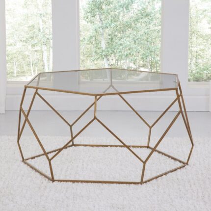 Siguna Glass Top Coffee Table - Chic Decora