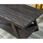 Hania Solid Wood Single Coffee Table - Chic Decora