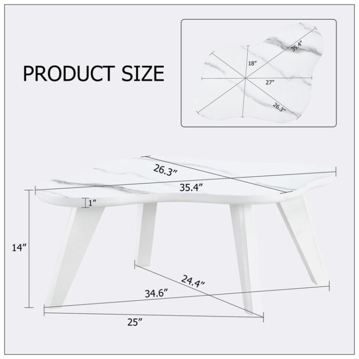 Harjit Single Coffee Table - Chic Decora