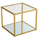 Harrie Glass Top Coffee Table - Chic Decora