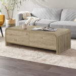 Hellwig Wood Coffee Table - Chic Decora