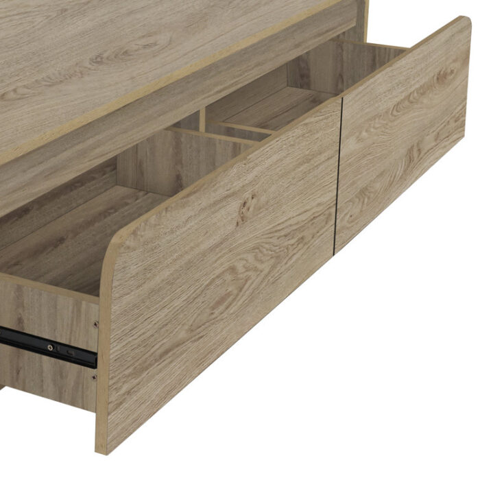 Hellwig Wood Coffee Table - Chic Decora