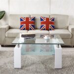 Hentschel Glass Top Coffee Table - Chic Decora