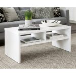 Hex Manufactured Wood Sled Coffee Table - Chic Decora