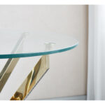 Ijah Glass Coffee Table - Chic Decora