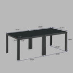 Iliyah Glass Top Coffee Table - Chic Decora